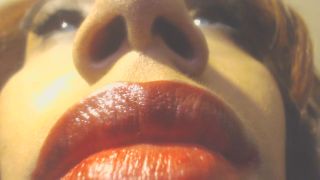 online adult clip 35 Fetish Clips And Beyond – Nose Flare And Red Lipstick, maid fetish on masturbation porn -2