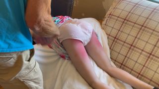 Naoko Gets Hand And Paddle Spanking.-1