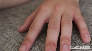 Stroking Your Cock with Her Cute Bare Feet - Footjob-7