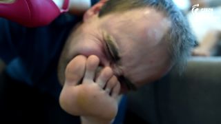 Cheating Husband Gets  By Feet-6