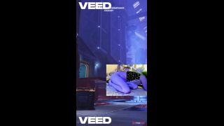 WIDOWMAKER PARODY OVERWATCH BLUE EXOTIC PORN-3