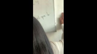 I Fucked My Horny Teacher In Clasroom! She'S A Hot Latina MILF With Big -8