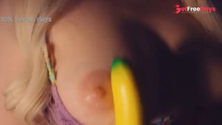 [GetFreeDays.com] playing with banana and my boobs Sex Clip October 2022-3