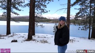 Bella Blue  beautiful eyes Bella Blue Gets Banged By The Frozen Lake-1