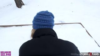 Bella Blue  beautiful eyes Bella Blue Gets Banged By The Frozen Lake-7