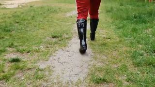 My Dirty Hobby - Lady Karame - Gummistiefel am See - Amateur-1