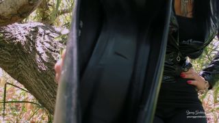 online video 19 satin femdom Young Goddess Kim - Forest Foot Slave, fetish on feet porn-6