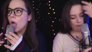 ASMR Honeygirl - Two girlfriends lick ears! One is shy, the other likes it  honeygirl ASMR Honeygirl -6