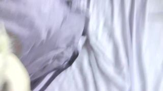 Horny blonde girlfriend sucking and fucking homemade threesome-4