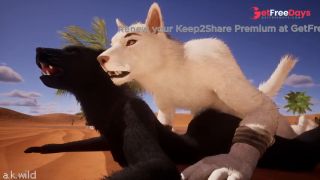 [GetFreeDays.com] Wolf girl gets Knotted by White Wolf BFEve x VictreWildlife3D Porn Adult Clip January 2023-6