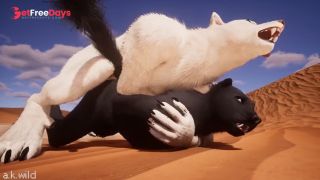 [GetFreeDays.com] Wolf girl gets Knotted by White Wolf BFEve x VictreWildlife3D Porn Adult Clip January 2023-7