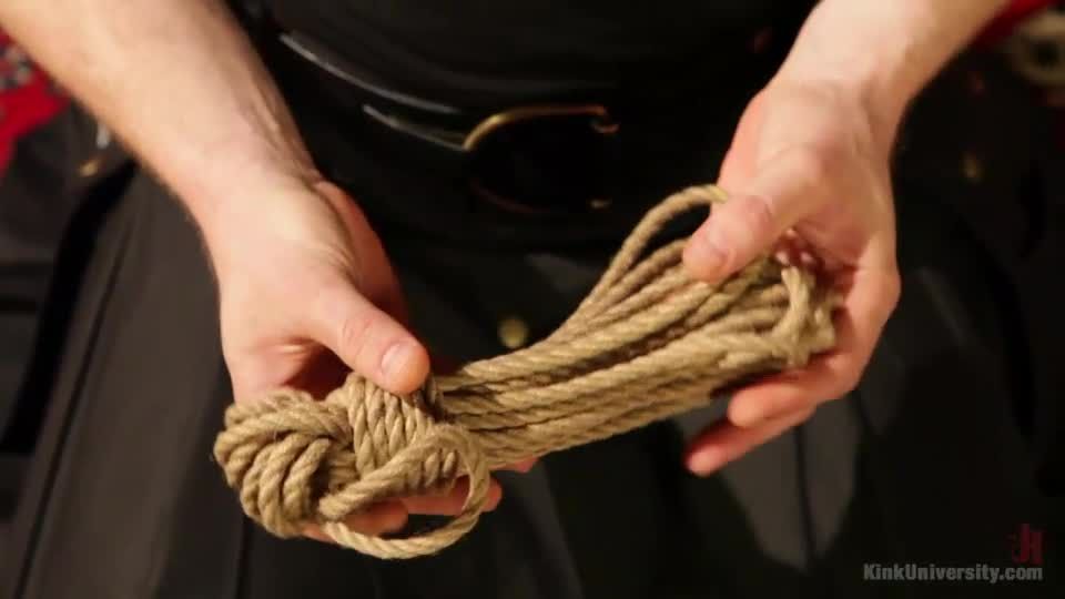 adult video clip 43 Intimate Connection Through Rope | natural boobs | fetish porn femdom tied up