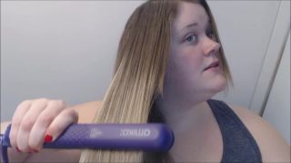 xxx clip 15 Straightening long hair with music | hair | femdom porn femdom university-3