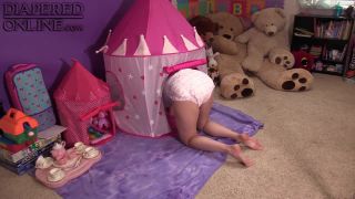DiaperedonlineAlisha Alisha Diaper Butt in Play Tent-3