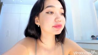 Mature CMVUwzJ8 Asian Petite Cutie Giving Sloppy Blowjob and Playing with her Tiny Tits in POV Video -9