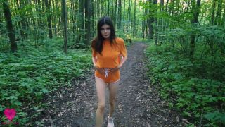 Webtolove - Hungry girl in the forest fed with sperm - Webtolove-0