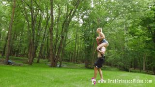 Brat Princess2 - Kat - Bratty Big Butt Blonde Shoulder Rides Loser - Femdom-7