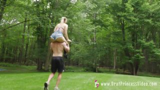 Brat Princess2 - Kat - Bratty Big Butt Blonde Shoulder Rides Loser - Femdom-9