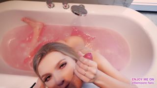 Miss Ellie Moore - Fuck my mouth and CUM IN MY CUNT! Its better than tips! 1080P - Blonde-3