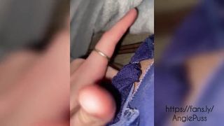 Wet Pussy Sound ASMR fingering wet hairy pussy close up-0