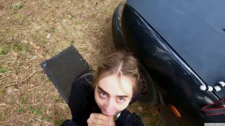 7927 Fucked 18 Year old Stranger in the Car and Cum in her Mouth-9