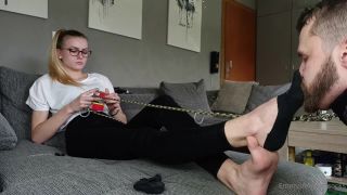 EMMYS FEET AND SOCKS: "SOME IMPRESSIONS OF MY DAILY LIFE AS A FOOTQUEEN" (1080 HD) (SOCKS DOMINATION, GERMAN FEMDOM, FOOT FETISH)-7