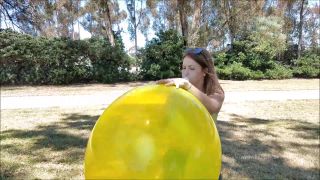 Orgy    Father Custom Fetish - Amber Blows a 24 Inch TufTex in Park - Fetish-9