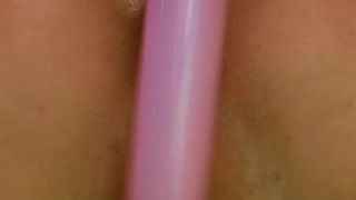 clip 27 happy femdom Kim using a pink dildo on herself, fetish on fetish porn-8