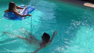 porn clip 4 pornbb fetish LadyAnnabelle666 - Swimming Cbt With My Pool Boy - UltraHD 2160p, ballbusting on fetish porn-0