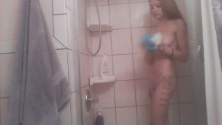 KatSaysMeow – First Shower Video Fisting!-0