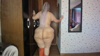 BBW Kristen Hill Shows Her Asshole  Spreading Wide-5