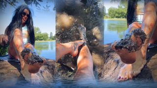 Mistress Raven FD - WORSHIP MY RIVER FEET - Goddess feet-0