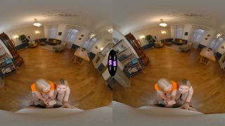 Sara Bork & Stacy Fort VR Sex Lesson FFM 4K UltraHD Threesom-2