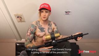 [GetFreeDays.com] MAGA PATRIOT fucks AR15 using LIBERAL TEARS as lube Satire Adult Video April 2023-0