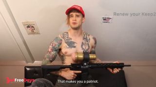 [GetFreeDays.com] MAGA PATRIOT fucks AR15 using LIBERAL TEARS as lube Satire Adult Video April 2023-1