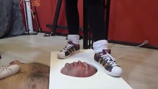 clip 12 Dangerous Girls - Gesicht Als Fussabtreter ( Face As A Doormat ), butt crush fetish on femdom porn -6