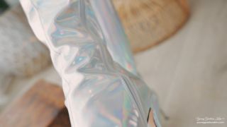 free adult video 29 Young Goddess Kim – Stroke Edge and Lick on Command for Iridescent Blue Goddess Boots (4K) on masturbation porn lipstick fetish-7