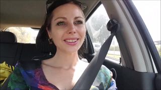 big tits cream brunette | Jade Styles - Smoking In The Car Makes Jade Horny  | aussie milf-1