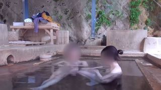 yukkyandmaimai - Going to the mixed-gender outdoor bath, there was no one there, so we had naughty sex-1