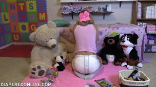 Diaperedonline2Red Red Uses Diaper While Playing in Nursery-6