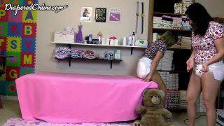 DiaperedonlineAlisha Red Alisha Changes Reds Diaper-9