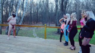 Paintball Fusillade On Live Slaves Ballbusting!-0