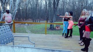 Paintball Fusillade On Live Slaves Ballbusting!-5