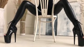 Svetlana Two Friends In Leggings and High Heels Quick Vie...-1