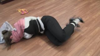 online adult clip 9 Silk scarf secretary gagged with her own product on fetish porn french bdsm-9