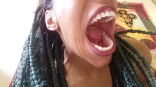 My big mouth and juicy fat tongue Black!-2