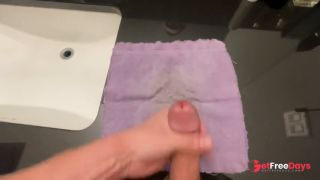 14 minute JERKOFF session in Bathroom-5