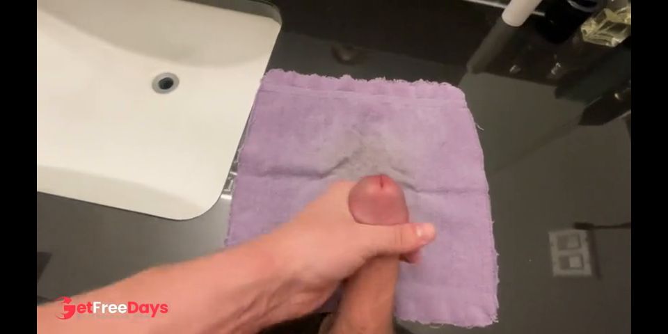 14 minute JERKOFF session in Bathroom