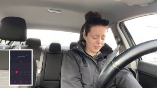 Nadia Foxx Lush Control in Tims Drive Thru + Mall and Cumming Hard!-3