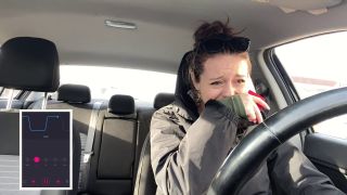 Nadia Foxx Lush Control in Tims Drive Thru + Mall and Cumming Hard!-4